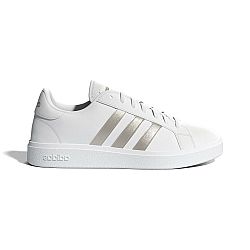 ADIDAS Dámske tenisky na chôdzu Court Base bielo-strieborné biela 38