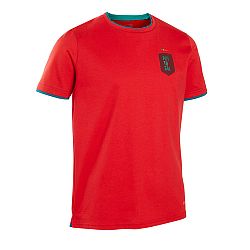 KIPSTA Detský dres FF100 Portugalsko 2024 10-11 r (141-148 cm)