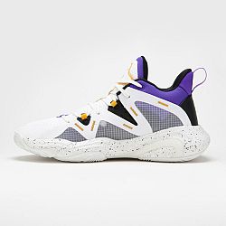 TARMAK Basketbalová obuv Los Angeles Lakers 900 NBA MID-3 unisex biela 39