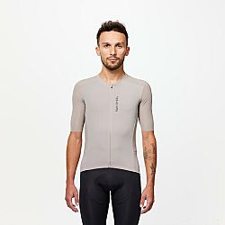 VAN RYSEL Unisex letný cyklistický dres Racer 2 s krátkymi rukávmi béžová XL