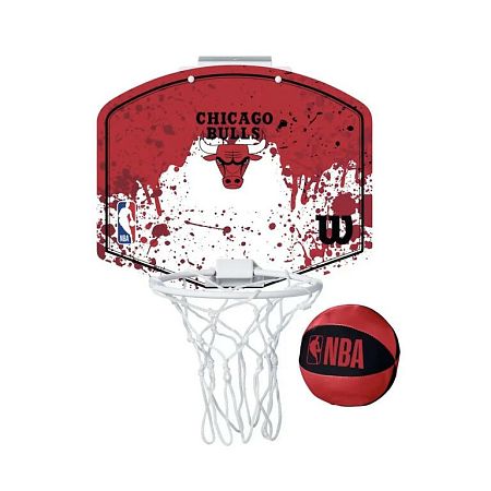 Basketbalový minikôš NBA Wilson Bulls červený