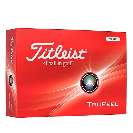 Golfové loptičky 12 ks - TITLEIST Trufeel biele .