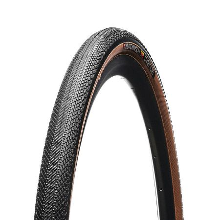 HUTCHINSON Gravelový plášť Overide 700×40 Hardskin Tubeless Ready Tanwall (bronzový)