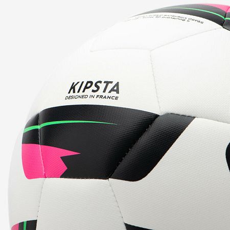 KIPSTA Futbalová lopta šitá strojom veľkosť 5 biela 5