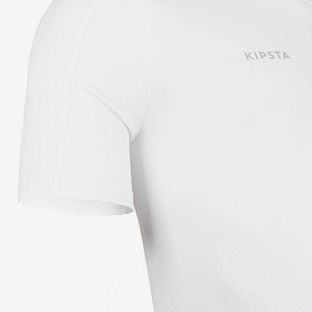 KIPSTA Futbalový dres Essentiel s krátkym rukávom biely 2XL