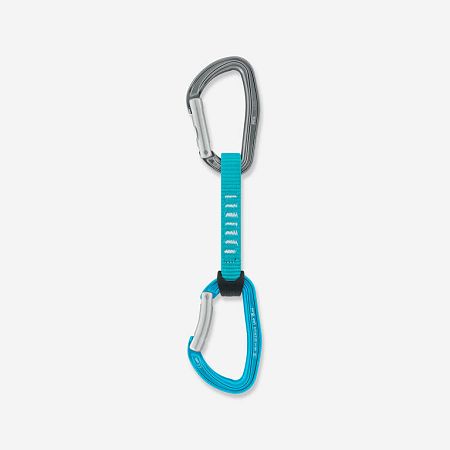 PETZL Expreska na lezenie Djinn Axess 11 cm modrá