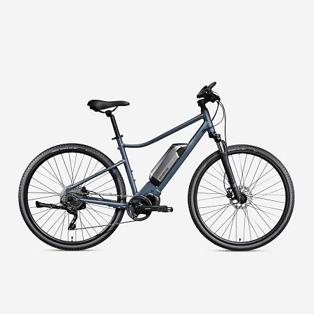 Trekingový elektrobicykel Riverside 540 E modrý (sivá batéria) šedá L