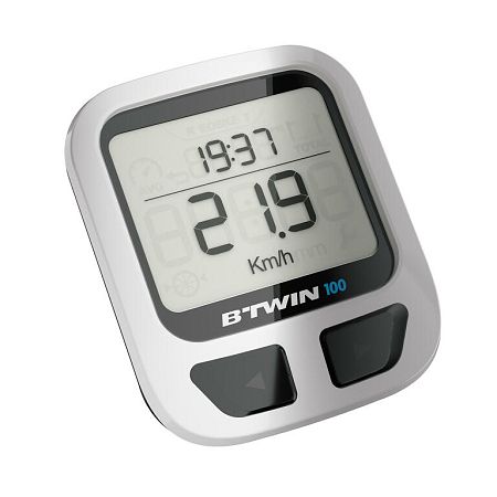 VAN RYSEL Cyklistický tachometer 100 drôtový čierny šedá .