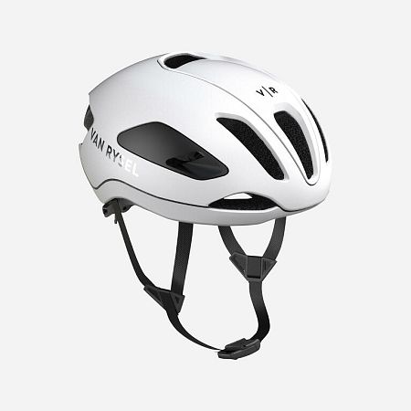 VAN RYSEL Prilba na cestnú cyklistiku FCR biela S (52-55 cm)