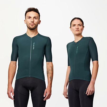 VAN RYSEL Unisex letný cyklistický dres Racer 2 s krátkym rukávom tyrkysová M